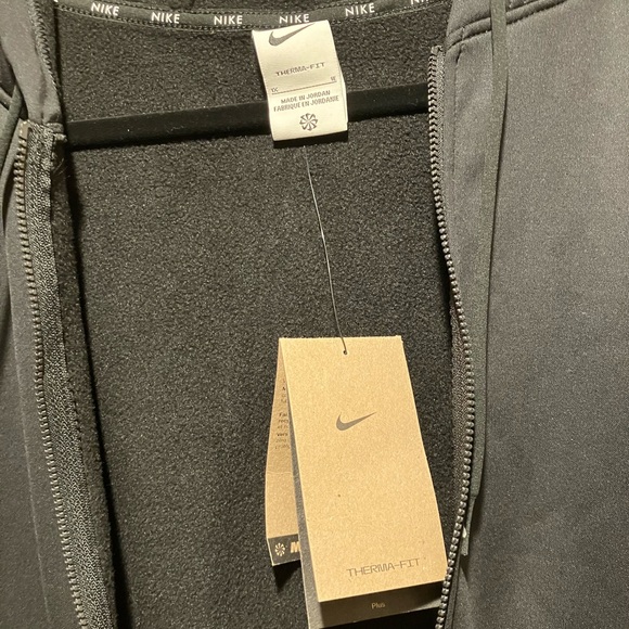 Nike‎ Black Full-Zip Therma-Fit Soft Hoodie NWT Size 1X - Picture 7 of 11